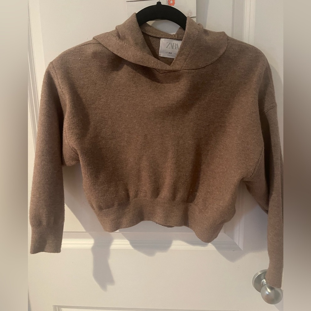 Zara cropped hoodie